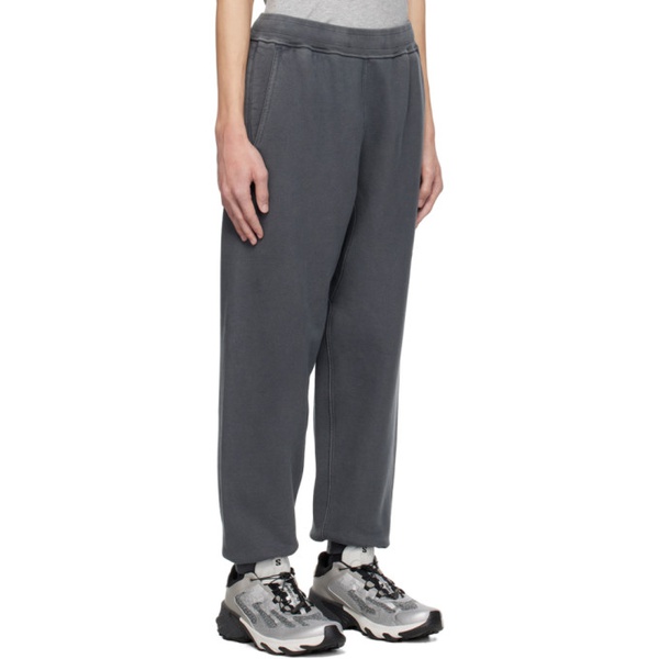 스톤아일랜드 스톤아일랜드 Stone Island Gray Garment-Dyed Sweatpants 232828M190004