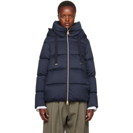 Herno 에르노 Navy Quilted Down Jacket 232829F061060