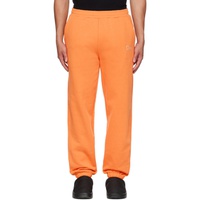 다임 Dime Orange Embroidered Sweatpants 232841M190001
