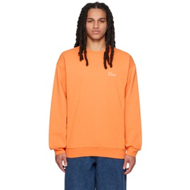 다임 Dime Orange Classic Sweatshirt 232841M204009