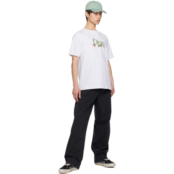  다임 Dime Gray Cactus T-Shirt 232841M213011