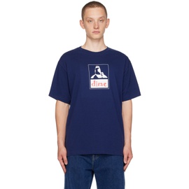 다임 Dime Navy Chad T-Shirt 232841M213055