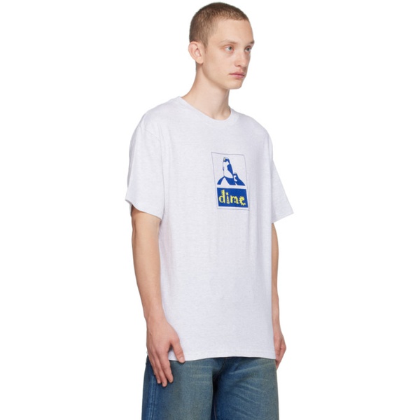  다임 Dime Gray Chad T-Shirt 232841M213057