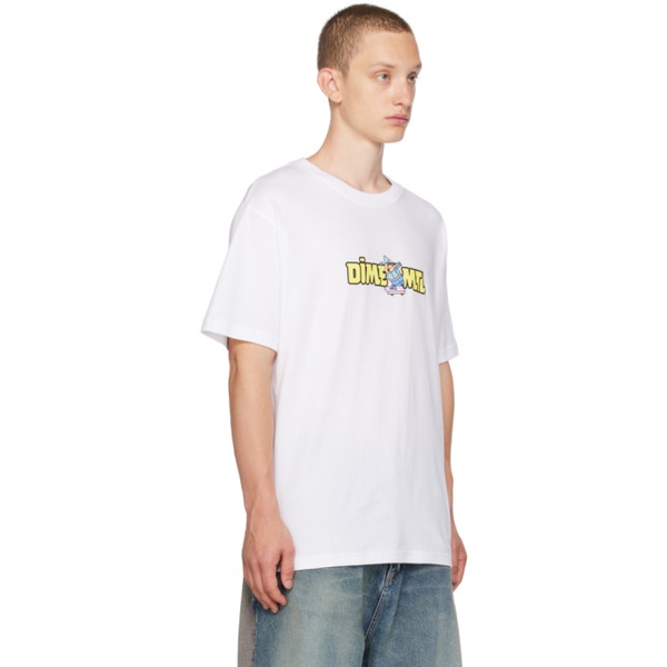  다임 Dime White Crayon T-Shirt 232841M213071