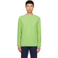 노아 Noah Green Classic Long Sleeve T-Shirt 232876M213021