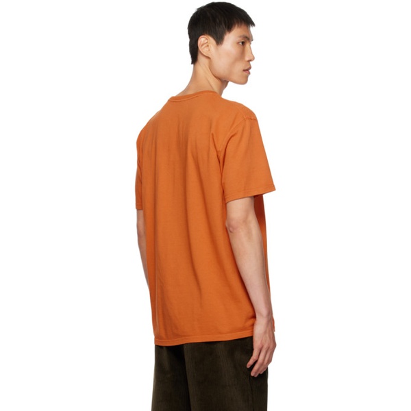  노아 Noah Orange Pocket T-Shirt 232876M213023