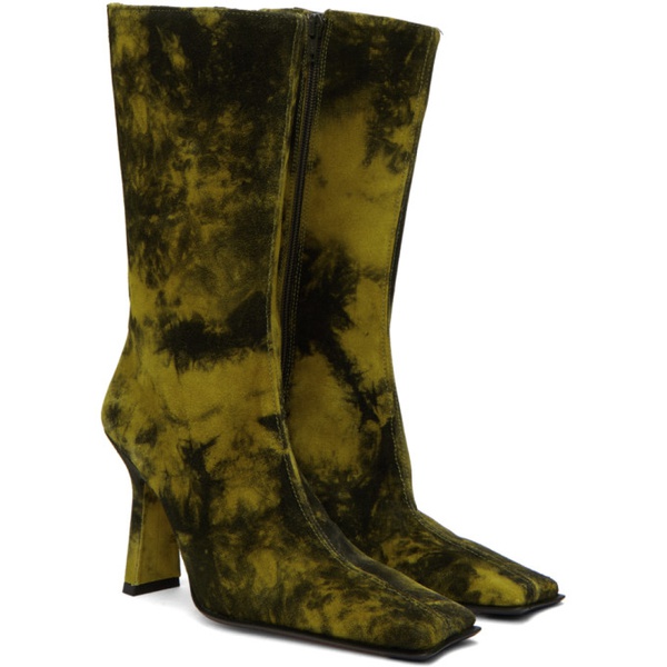 미스타 Miista Yellow Noor Boots 232877F114014
