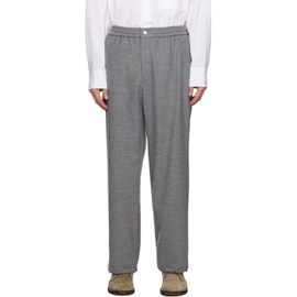 솔리드 옴므 Solid Homme Gray Drawstring Trousers 232877M191003