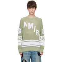 아미리 AMIRI Green Hockey Sweater 232886M201011