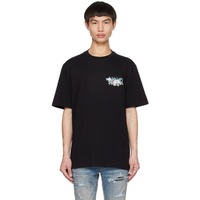 아미리 AMIRI Black Floral T-Shirt 232886M213022