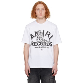 아미리 AMIRI White Records Wolf T-Shirt 232886M213035