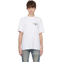 아미리 AMIRI White Printed T-Shirt 232886M213043