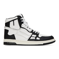 아미리 AMIRI Black & White Skel Top Hi Sneakers 232886M236003