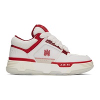 아미리 AMIRI White & Red MA-1 Sneakers 232886M237004