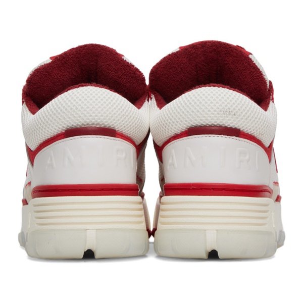  아미리 AMIRI White & Red MA-1 Sneakers 232886M237004