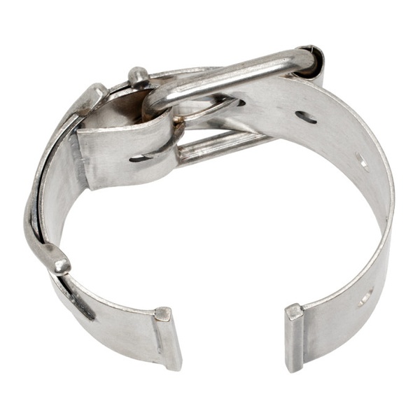  와이프로젝트 Y/Project Silver Y Belt Cuff Bracelet 232893F020001