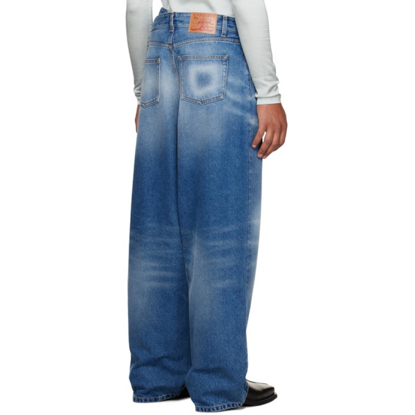  와이프로젝트 Y/Project Blue Multi Waistband Jeans 232893M186005