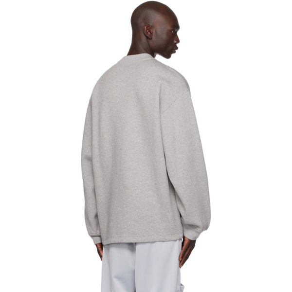  와이프로젝트 Y/Project Gray Paris Best Patch Sweatshirt 232893M204001