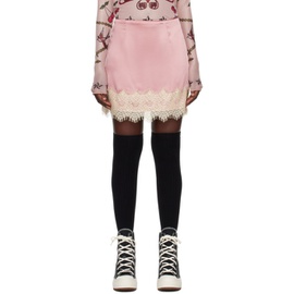 안나수이 Anna Sui Pink Soiree Miniskirt 232894F090002