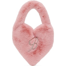 블루마린 Blumarine Pink Heart Logo Bag 232901F048021