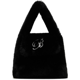 블루마린 Blumarine Black Faux-Fur Bag 232901F048023