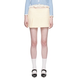 슈슈통 SHUSHU/TONG 오프화이트 Off-White Pleat Miniskirt 232901F090020