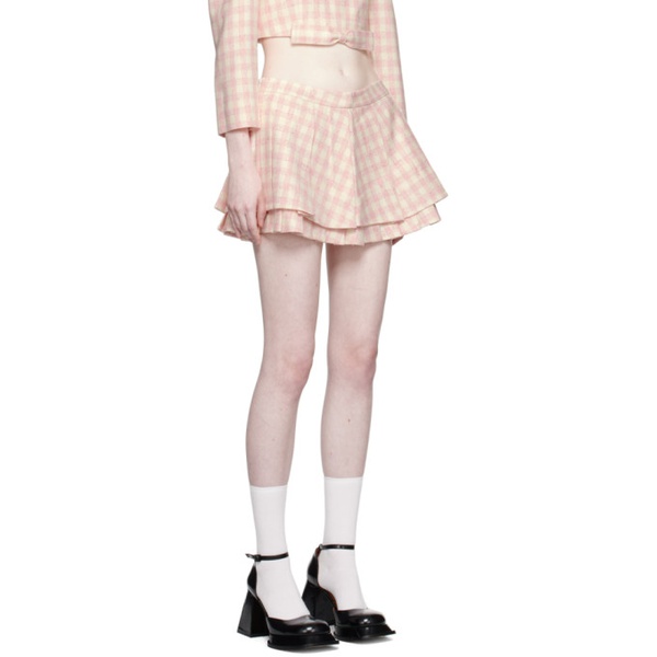  슈슈통 SHUSHU/TONG Pink Pleated Miniskirt 232901F090031