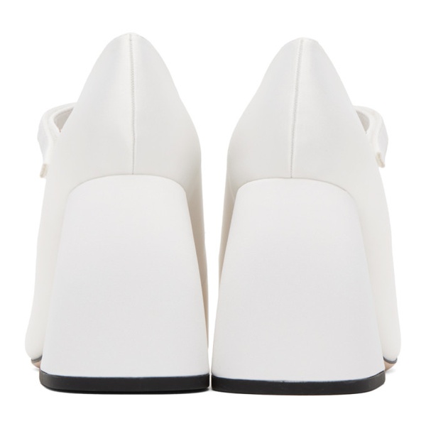  슈슈통 SHUSHU/TONG White Bow Heels 232901F122013