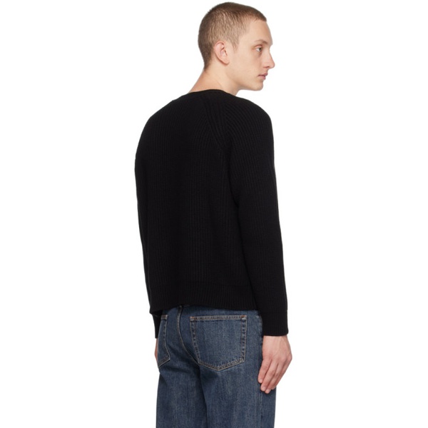  세컨드 레이어 Second/Layer Black Raglan Sweater 232902M201002