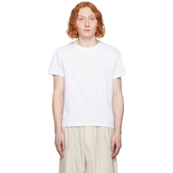  세컨드 레이어 Second/Layer Three-Pack White T-Shirts 232902M213002