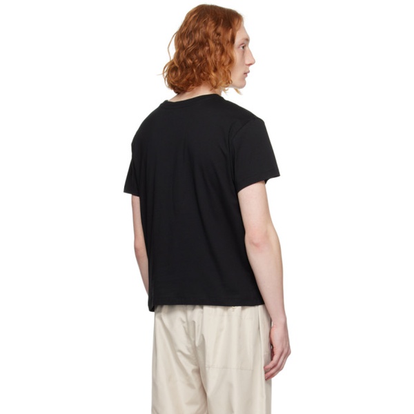  세컨드 레이어 Second/Layer Three-Pack Black T-Shirts 232902M213003