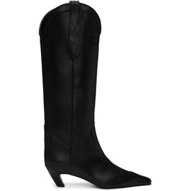 케이트 KHAITE Black The Dallas Boots 232914F115000