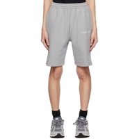 PLACES+FACES Gray Embroidered Shorts 232914M193000