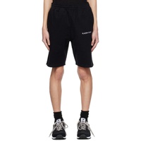 PLACES+FACES Black Embroidered Shorts 232914M193001