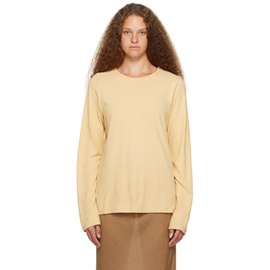 베이스레인지 Baserange Yellow Long-Sleeve T-Shirt 232922F110007