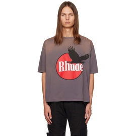 루드 Rhude Gray Eagle T-Shirt 232923M213028
