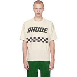 루드 Rhude SSENSE Exclusive 오프화이트 Off-White T-Shirt 232923M213048