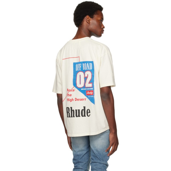  루드 Rhude 오프화이트 Off-White 02 T-Shirt 232923M213059