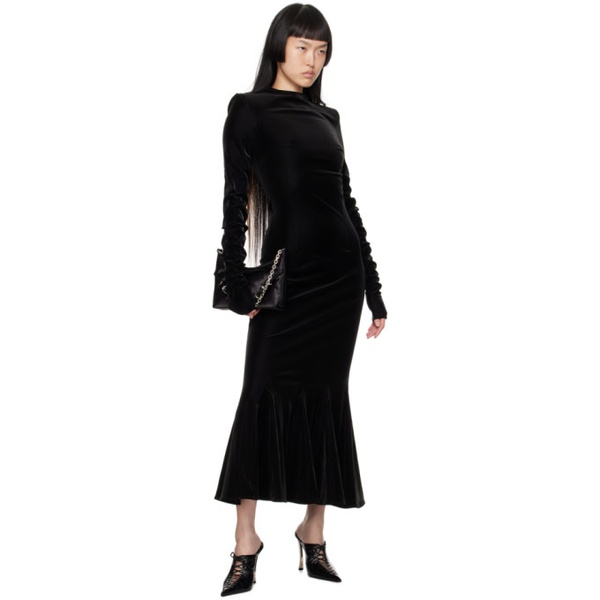  미스비헤이브 MISBHV Black Goth Midi Dress 232937F055000