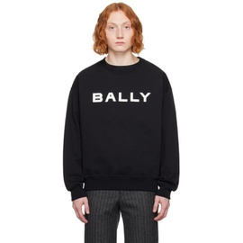 Bally Black Flocked Sweatshirt 232938M204004