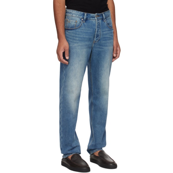  Emporio Armani Blue Faded Jeans 232951M186005