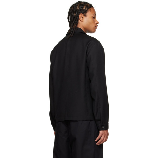  Emporio Armani Black Flap Pocket Shirt 232951M192016