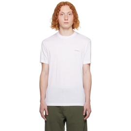 Emporio Armani White Printed T-Shirt 232951M213000