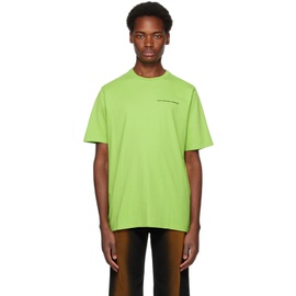 Pop Trading Company Green Printed T-Shirt 232959M213018