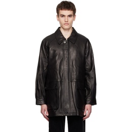 Dunst Black Lily Leather Jacket 232965M181005