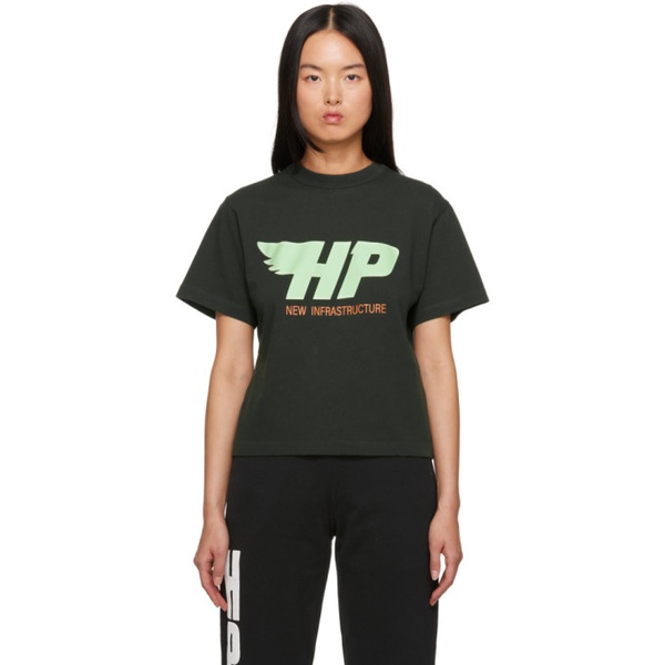  헤론 프레스톤 Heron Preston Green Fly T-Shirt 232967F110018