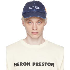 헤론 프레스톤 Heron Preston Navy STFU Cap 232967M139002