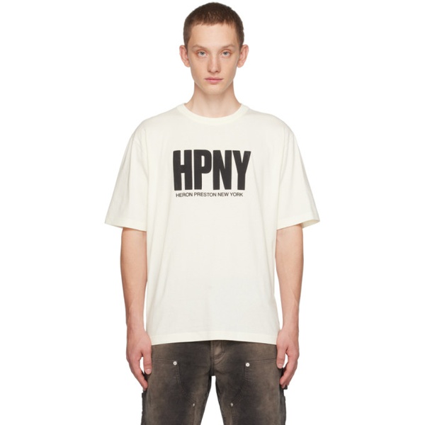  헤론 프레스톤 Heron Preston 오프화이트 Off-White HPNY T-Shirt 232967M213003