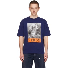 헤론 프레스톤 Heron Preston Navy Heron T-Shirt 232967M213006