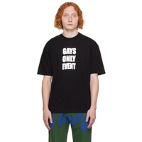 Video Store Apparel Black Gays Only Event T-Shirt 232978M213002